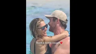 Chris Hemsworth with his wife Elsa enjoy vacantion in Ibiza #shortvideo #youtubeshorts #shorts