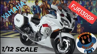 Yamaha FJR1300P Police Motorcycle 1/12 Scale Die-Cast AOSHIMA🔥 BlaZing MONDAY Reviews