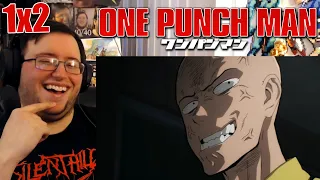 Gor's "One Punch Man" 1x2 The Lone Cyborg REACTION *SUB*
