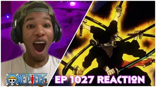 ONE PIECE EPISODE 1027 REACTION | ZORO VS KAIDO!!