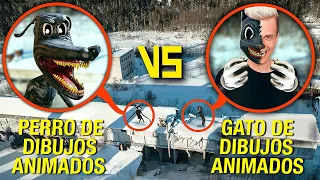 CARTOON CAT ha perdido contra CARTOON DOG ? CARTOON DOG me secuestró en la vida real !