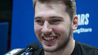 2019 All-Star Luka Dončić wants to beat nikola jokic and more - morning interview before practice