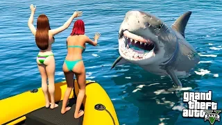 ИГРА ЗА ОГРОМНУЮ АКУЛУ МЕГАЛОДОН В ГТА 5 МОДЫ! MEGALODON ОБЗОР МОДА В GTA 5! ИГРЫ ГТА ВИДЕО MODS