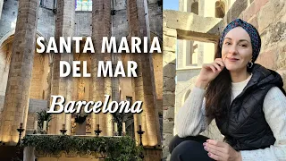 Wow!!! Um templo incrível. Basílica de Santa Maria del Mar│TURISMO em BARCELONA