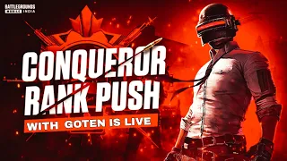 Day 65/75 Hard Challenge Daily Stream Conqueror Rank Push BGMI Live 🔥 Road To 300 Subscribers.