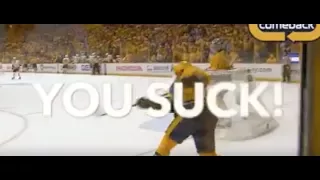 The NHL Censors "You Suck!" chants from Nashville Predators fans