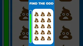 Only Genius Can Find the ODD One Out | Emoji Quiz #viral #emojigame #brainteaser #emojichallenge