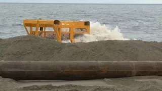 Ortley Beach replenishment effort underway