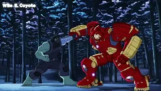 Hulk del Invierno vs Hulkbuster ♦ Los Vengadores Unidos T03E14 ♦ Español Latino