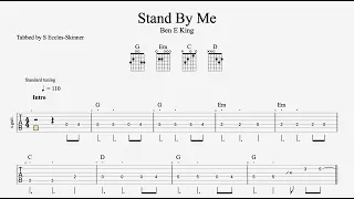 Stand By Me - Ben E King (Tune) - Guitar Tab - Playthrough & Backing Track