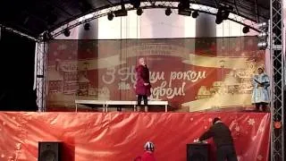 Новорічний виступ Насті 02.01.15 "Тишком-нишком"
