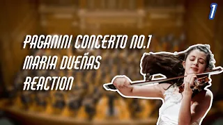 PAGANINI IT'S YOUR TURN - REACTING TO PAGANINI CONCERTO NO.1 - MARIA DUENAS - MVT.1