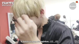 [INDO SUB] [BANGTAN BOMB] V's monitoring After Show Music Core Stage