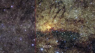ESO: The Milky Way’s central region observed with VISTA and HAWK-I
