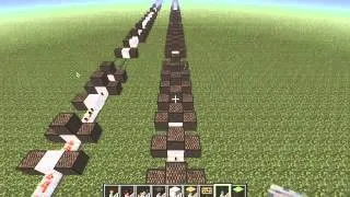 The Entertainer in Minecraft. A Song with Noteblocks