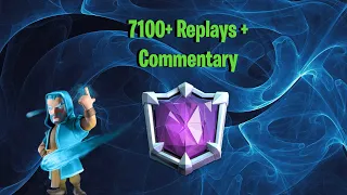 7100+ Trophies Icebow (3.5 Xbow) Replays! - Clash Royale Gameplay