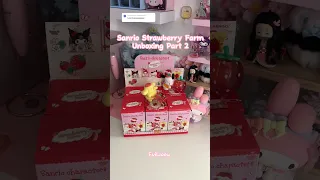 Sanrio Strawberry Farm Blind Box unboxing Part 2🍓🩷 #sanrio #asmr #unboxing #shorts