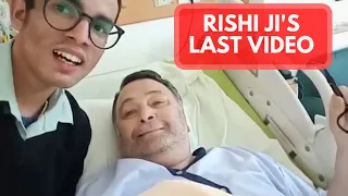 Rishi Kapoor's Last Video from Hospital.