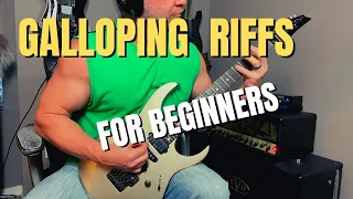 How to Play Galloping Metal Guitar Riffs for Beginners