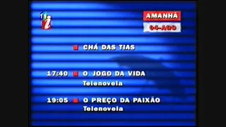 TVI sep pub + Grelha Programação 03/08/1995