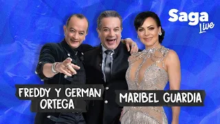 Maribel Guardia, Freddy y German Ortega con Adela Micha