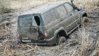 НЕУДАЧНЫЙ ПОНТ. ТУРБО НИВА против TOYOTA PRADO и УАЗ ПАТРИОТ...