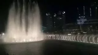 Поющие фонтаны в Дубае Фонтан Дубай The Dubai Fountain