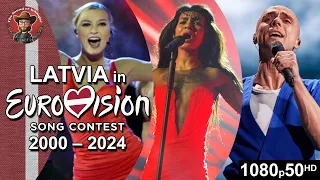 Latvia 🇱🇻 in Eurovision Song Contest (2000-2024)