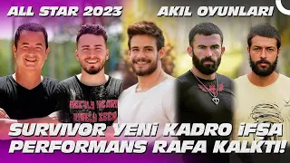 SURVIVOR 2023 AKIL OYUNLARI SEZONU İFŞA OLDU TURABİ BATUHAN POYRAZ ALEYNA ŞOK KADRO! FENOMENLER KİM?