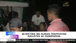 48 biktima ng human trafficking nailigtas sa Zamboanga