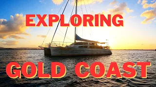 GOLD COAST - Sailing Family Explores South Stradbroke Island and goes Yabby Hunting! [Ep. 31]