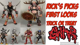 First looks at the new  GWAR figures by Trick or Treat studios