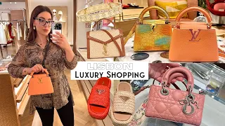 Lisbon Portugal Luxury Shopping! Best Savings & New Bags- Dior, Louis Vuitton, YSL, Van Cleef, Prada