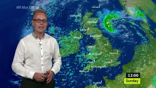 Saturday evening forecast 29/07/17