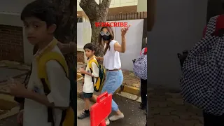 Shilpa Shetty with Her Son Viaan Snapped Outside His School #shorts