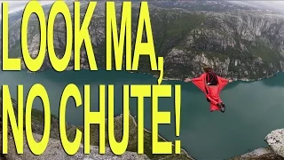 WINGSUIT DAREDEVIL CRASHES INTO MOUNTAIN!