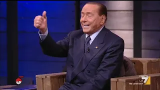 Silvio Berlusconi a Giovanni Floris: 'Non accetto più che lei mi interrompa così, mi deve far ...