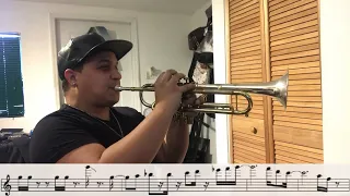 Trumpet screamer crushes "Roller Coaster" solo.