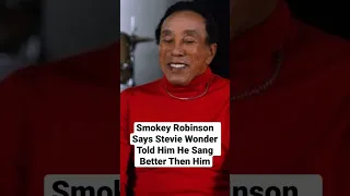 Smokey Robinson Says Stevie Wonder Told Him He Sang Better Then Him #smokeyrobinson #steviewonder #i