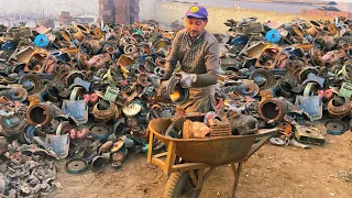 Amazing Process of Metal Recycling  | Electrical Motors Mass Production Factory