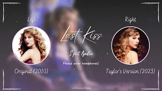 Taylor Swift - Last Kiss (Original vs. Taylor's Version Split Audio / Comparison)