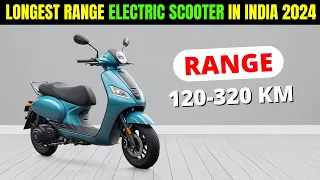 TOP 5 LONGEST RANGE ELECTRIC SCOOTERS IN INDIA | Price, Range, Review | ELECTRIC SCOOTER 2024