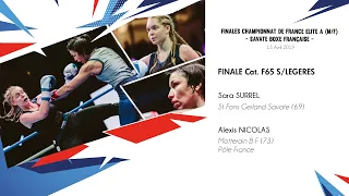 Elite A 2019 - Finale F65 - Sara SURREL / Laura CADOUX