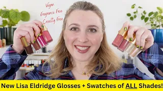 LISA ELDRIDGE GLOSS EMBRACE - 8 New Shades + Swatches of All 21 Shades!! | Cle de Peau Comparisons