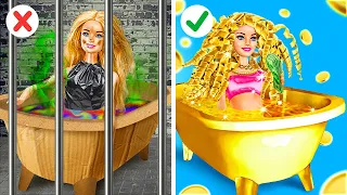 Oh No, BARBIE Is in Jail! Cool Doll’s Gadgets and Genius Hacks For Doll Makeover by YOWZA