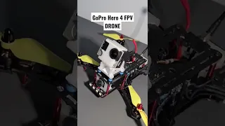 gopro hero 4 on fpv drone. 3d printed mount. blender animation. freecad