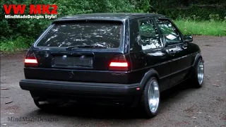 How to make custom car tail lights vw golf mk2