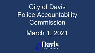 Police Accountability Commission - March 1, 2021