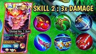 TO ALL SUN USER'S - 3x DAMAGE SKILL 2 W/ NEW BUILD AND EMBLEM!!💀🤔