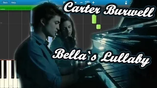 Carter Burwell – Bella`s Lullaby (OST Twilight/ Сумерки) [Piano Tutorial] Synthesia